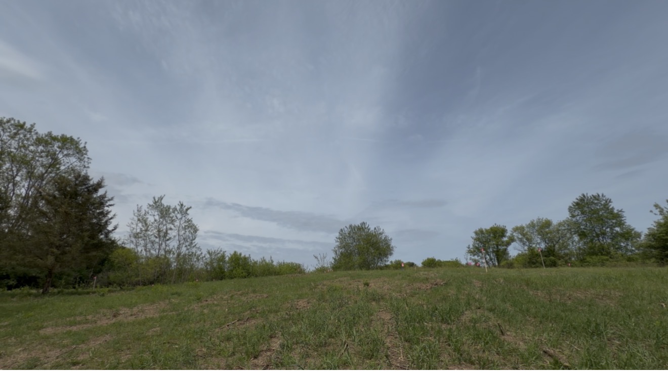 open land where house will fit