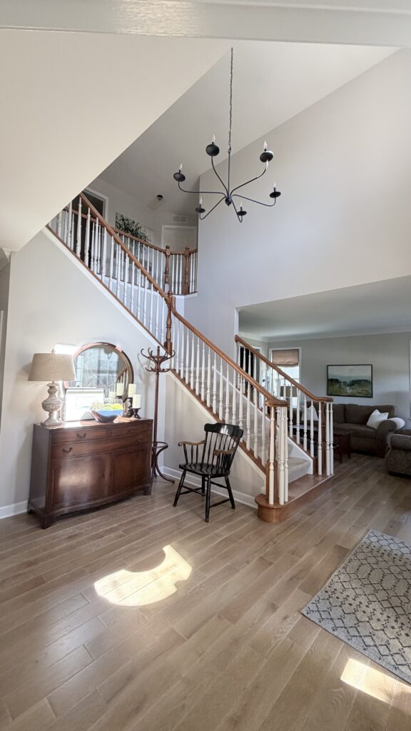 oversized two-story foyer