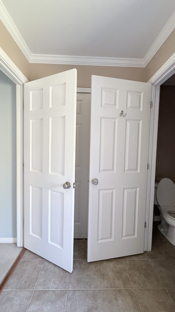too many doors in a small space