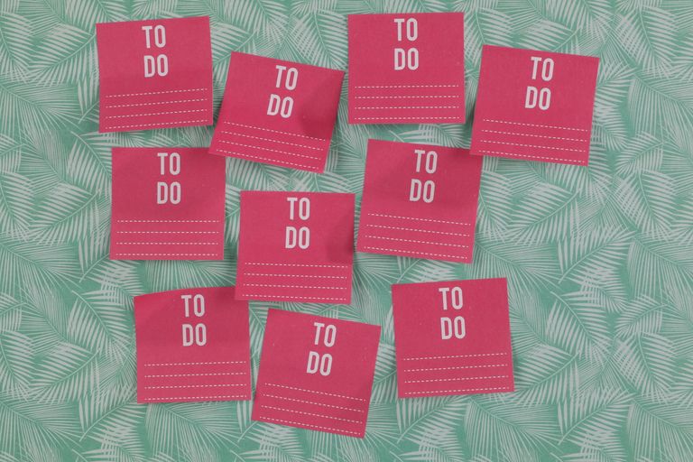 Bright pink to-do list for before you build a custom home