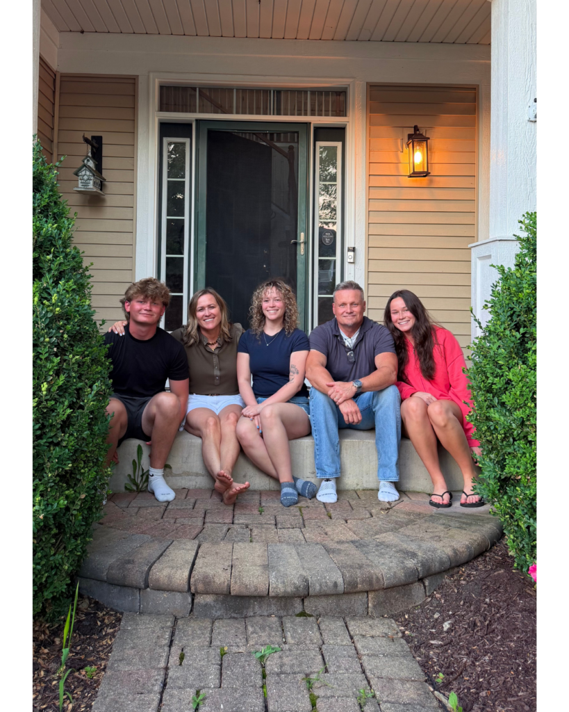 our family at our home of 20 years