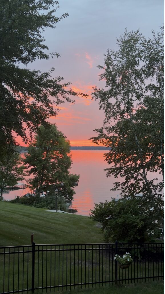 Our temporary home by the lake in Wisconsin